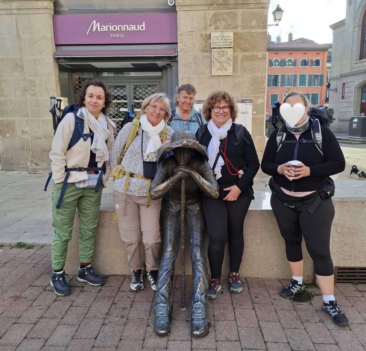 Cinq participantes au départ au Puy-en-Velay