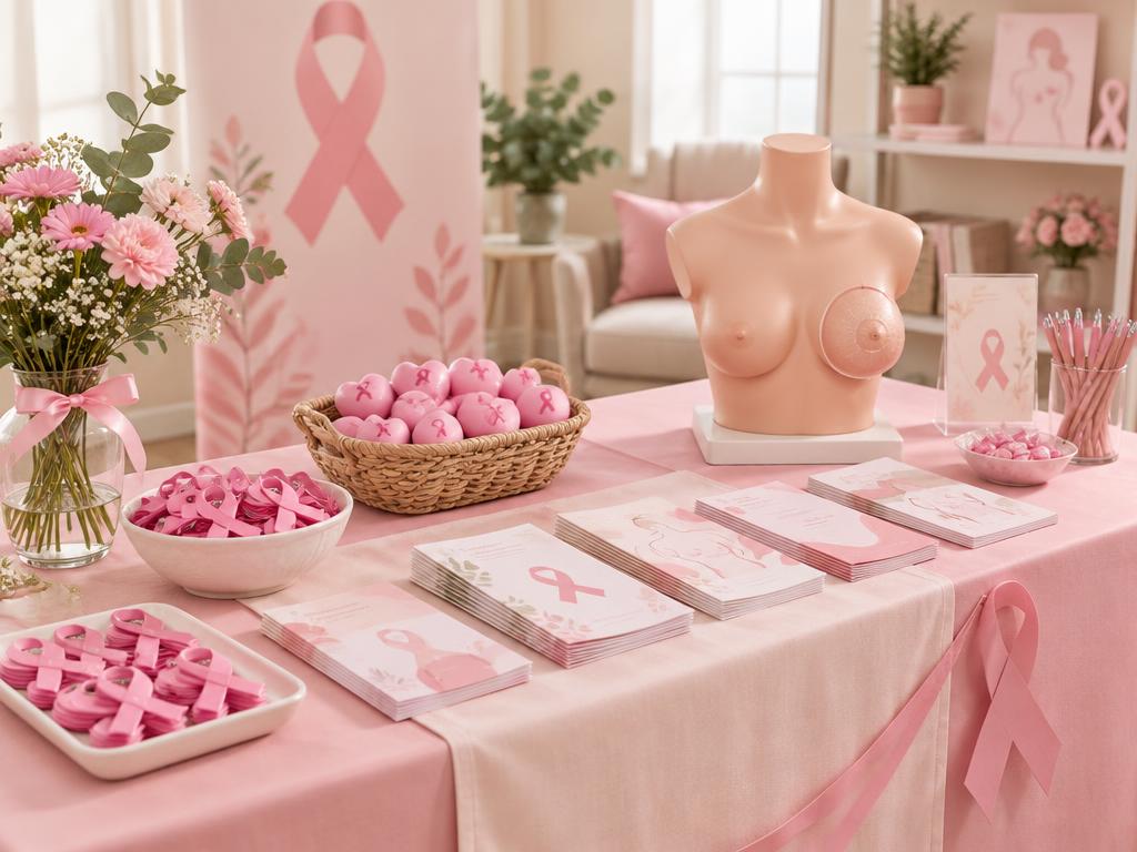 Stand de sensibilisation et de prévention des Seins’Croyables au CMSO de Cestas